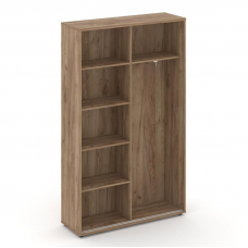 Style Project Шкаф-купе комбинир. SN.SHK.E-002 Дуб Табак/Черный Ручки 1200*400*1982