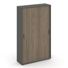 Style Project Шкаф-купе комбинир. SN.SHK-002 Антрацит/Вяз Благородный/Черный Ручки 1200*400*1982