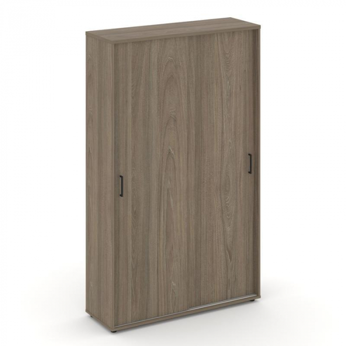 Style Project Шкаф-купе с полками SN.SHK.E-001 Вяз Благородный/Черный Ручки 1200*400*1982