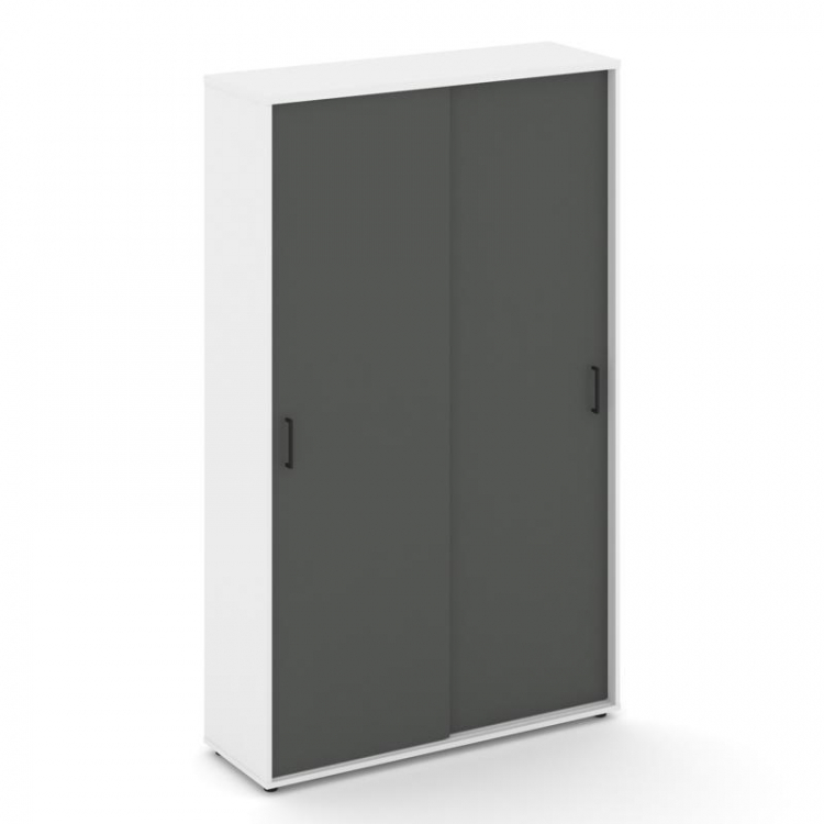 Style Project Шкаф-купе для одежды SN.SHK-003 Белый/Белый/Антрацит/Черный Ручки 1200*400*1982