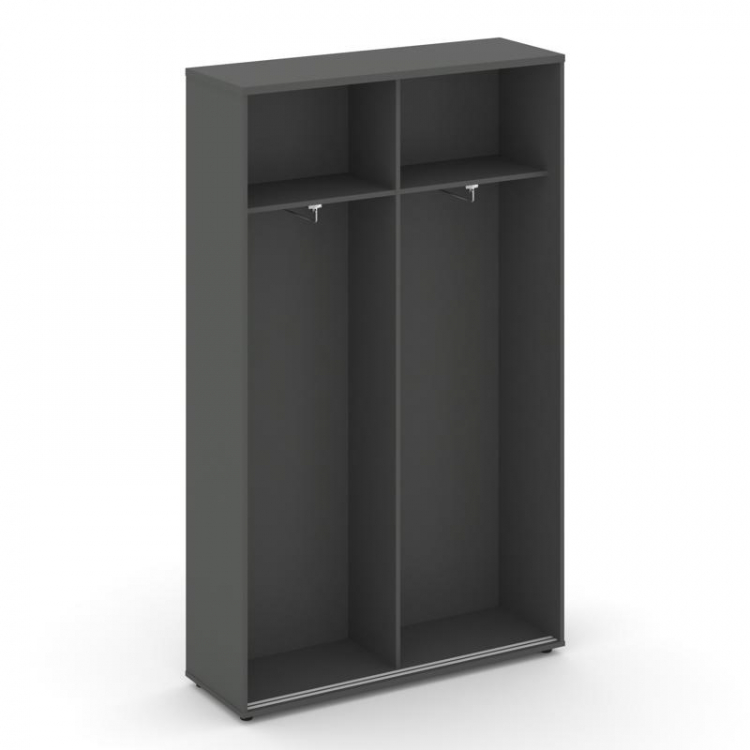 Style Project Шкаф-купе для одежды SN.SHK-003 Антрацит/Черный Ручки 1200*400*1982