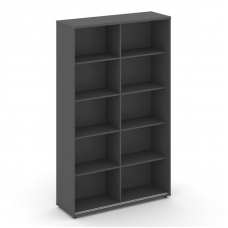 Style Project Шкаф-купе с полками SN.SHK-001 Антрацит/Вяз Благородный/Черный Ручки 1200*400*1982