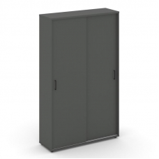 Style Project Шкаф-купе комбинир. SN.SHK-002 Антрацит/Черный Ручки 1200*400*1982