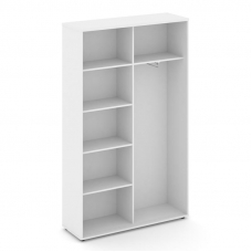 Style Project Шкаф-купе комбинированный SN.SHK-002 Белый/Белый/Дуб Табак/Черный Ручки 1200*400*1982