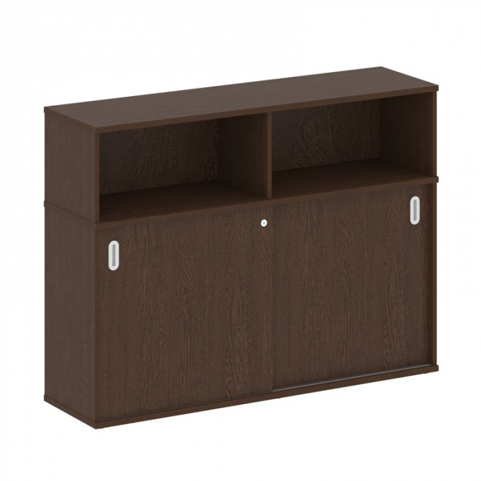 Metal System Шкаф-купе приставной Б.ШК-2 Т Венге Цаво 1475*410*1098