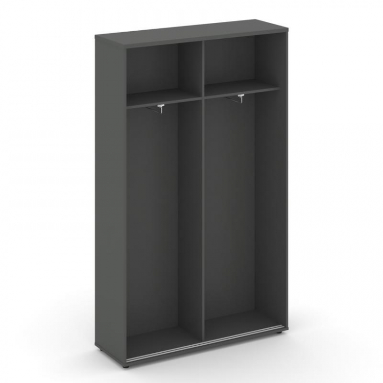 Style Project Шкаф-купе для одежды SN.SHK-003 Антрацит/Вяз Благородный/Черный Ручки 1200*400*1982