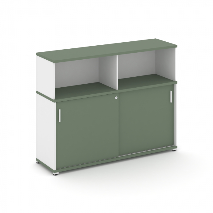 Concept Шкаф-купе опорный/приставной с надставкой низ. CN.SOPK-005 W Кобо/Белый Бриллиант/Металл Бел