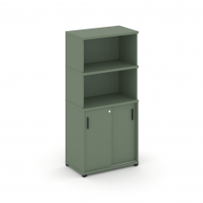 Concept Шкаф-купе опорный/приставной с надставкой выс. CN.SOPK-003 B Кобо/Металл Черный 720*420*1530