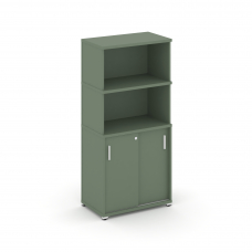 Concept Шкаф-купе опорный/приставной с надставкой выс. CN.SOPK-003 W Кобо/Металл Белый 720*420*1530