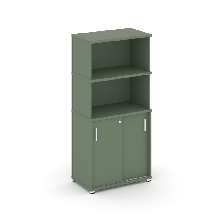 Concept Шкаф-купе опорный/приставной с надставкой выс. CN.SOPK-003 W Кобо/Металл Белый 720*420*1530