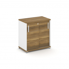 Concept Шкаф-купе опорный/приставной CN.SOPK-001 W Сандал Янтарный/Белый Бриллиант/Металл Белый 720*