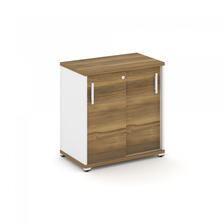 Concept Шкаф-купе опорный/приставной CN.SOPK-001 W Сандал Янтарный/Белый Бриллиант/Металл Белый 720*