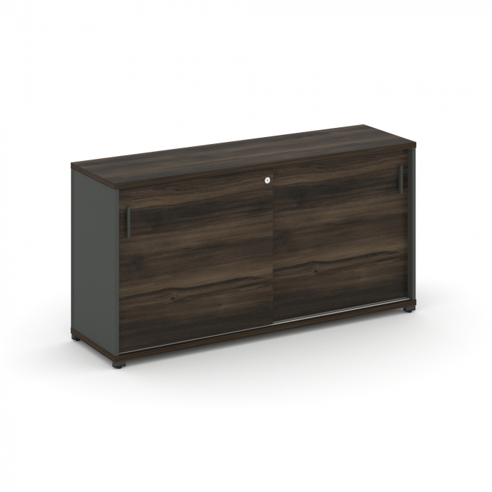 Концепт Шкаф-купе опорный/приставной CN.SOPK-004 A Дуб Мали/Антрацит/Металл Антрацит 1480*420*750