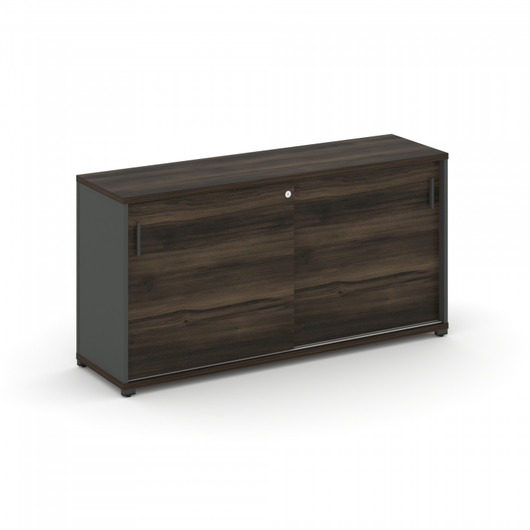 Concept Шкаф-купе опорный/приставной CN.SOPK-004 A Дуб Мали/Антрацит/Металл Антрацит 1480*420*750