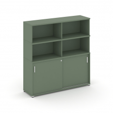 Concept Шкаф-купе опорный/приставной с надставкой выс. CN.SOPK-006 W Кобо/Металл Белый 1480*420*1530