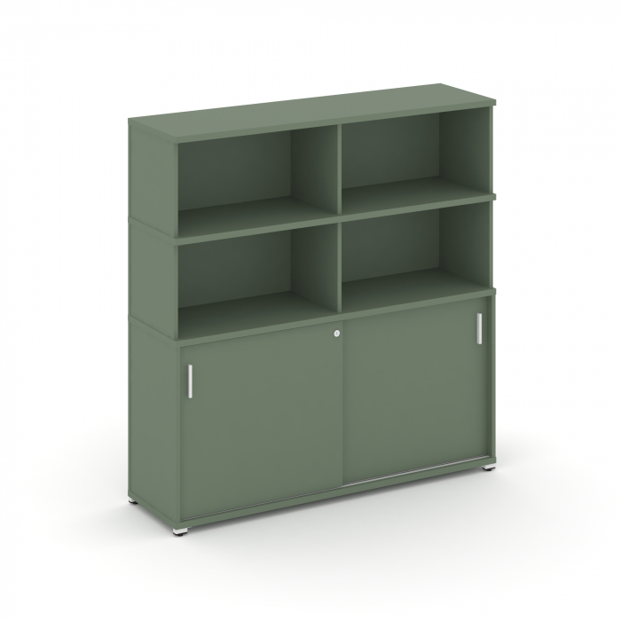 Concept Шкаф-купе опорный/приставной с надставкой выс. CN.SOPK-006 W Кобо/Металл Белый 1480*420*1530