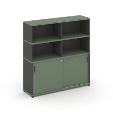 Concept Шкаф-купе опорный/приставной с надставкой выс. CN.SOPK-006 A Кобо/Антрацит/Металл Антрацит 1