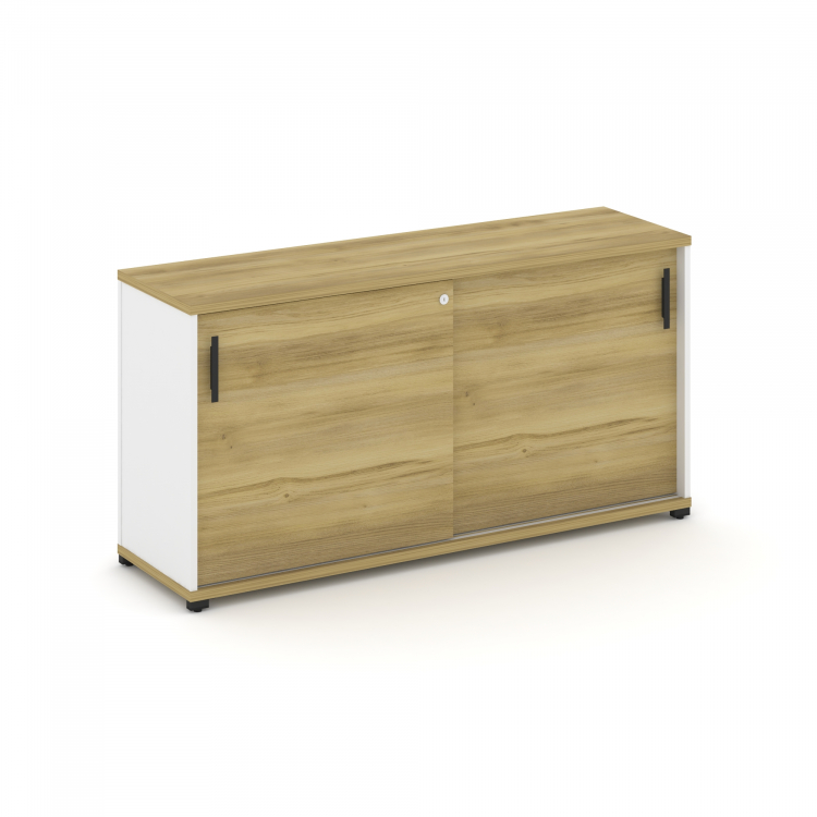 Concept Шкаф-купе опорный/приставной CN.SOPK-004 B Дуб Винченцо/Белый Бриллиант/Металл Черный 1480*4