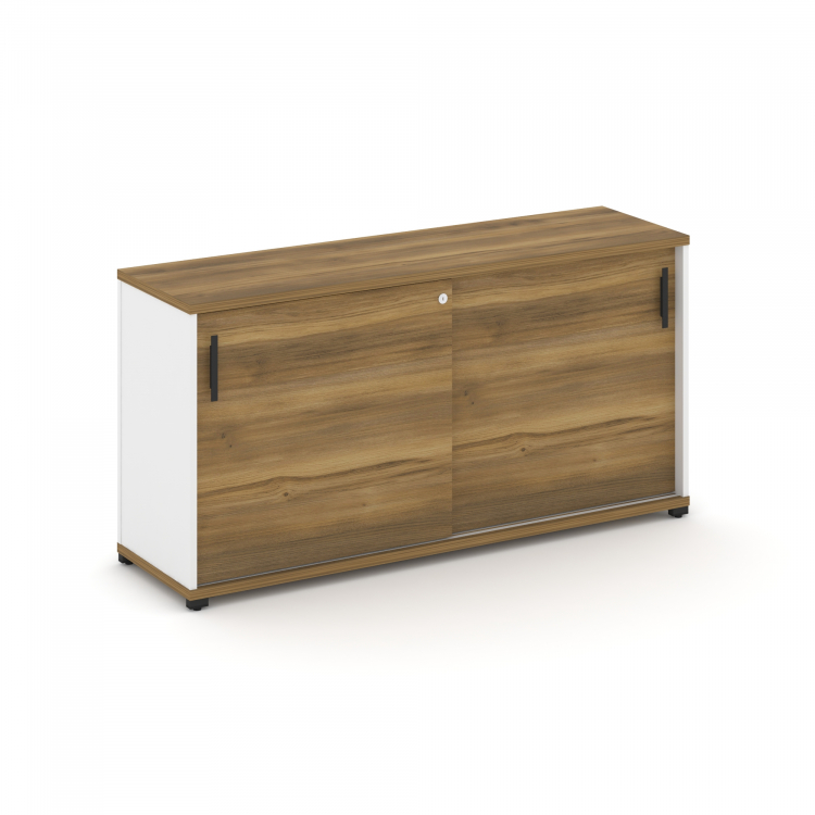 Concept Шкаф-купе опорный/приставной CN.SOPK-004 B Сандал Янтарный/Белый Бриллиант/Металл Черный 148