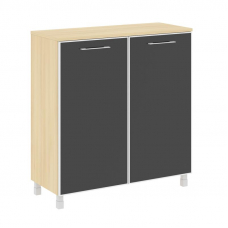 Yalta Шкаф квадратный LT.SD-1.4 R black Акация Лорка/Стекло Black 1098*452*1168