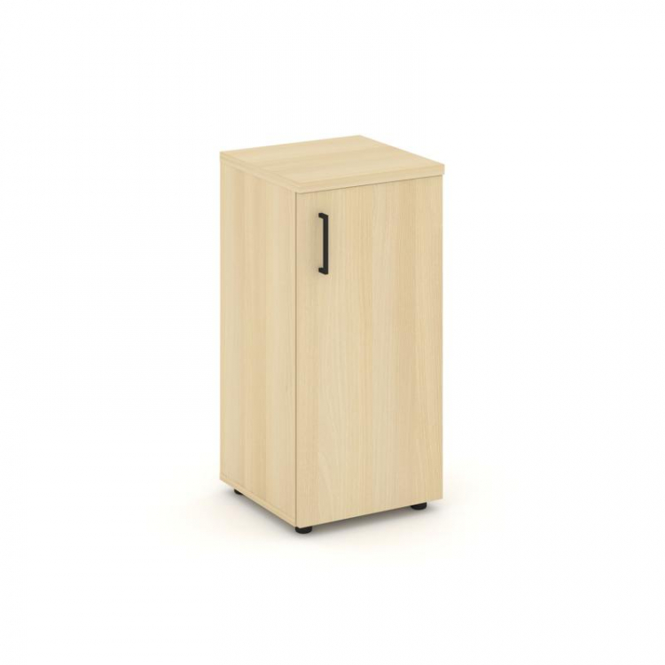 Style Project Шкаф низкий узкий SN.STU-301(R) Акация Лорка/Черный Ручки 400*400*833