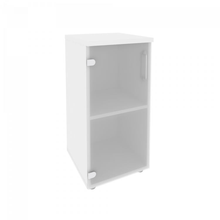 Onix Шкаф низкий узкий левый O.SU-3.2 (L) Белый Бриллиант 400*420*823