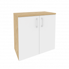 Onix Шкаф низкий широкий O.ST-3.1 Тиквуд Светлый/Белый Бриллиант 800*420*823