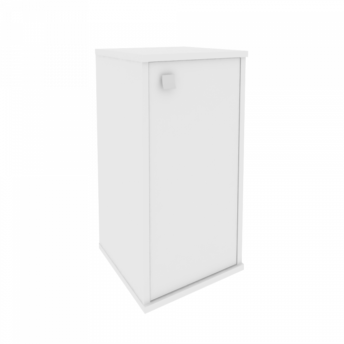 Стайл Шкаф низкий узкий правый Л.СУ-3.1 (R) Белый 412*410*828