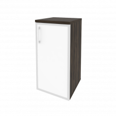 Onix Шкаф низкий узкий правый O.SU-3.2 R (R) white Дуб Мали/Стекло White 400*420*823