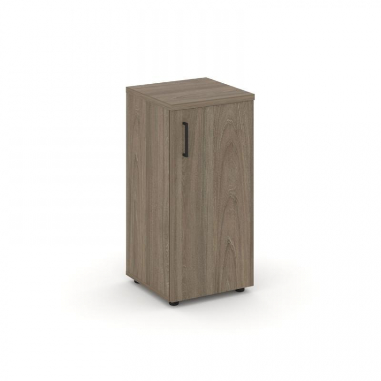 Style Project Шкаф низкий узкий SN.STU-301(R) Вяз Благородный/Черный Ручки 400*400*833