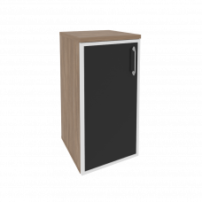 Onix Шкаф низкий узкий левый O.SU-3.2 R (L) black Дуб Аризона/Стекло Black 400*420*823