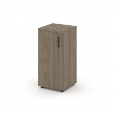 Style Project Шкаф низкий узкий SN.STU.E-301(L) Вяз Благородный/Черный Ручки 400*400*833