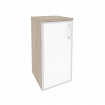 Onix Шкаф низкий узкий левый O.SU-3.2 R (L) white Дуб Аттик/Стекло White 400*420*823
