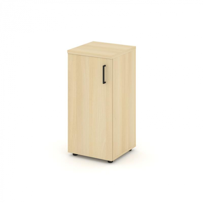 Style Project Шкаф низкий узкий SN.STU.E-301(L) Акация Лорка/Черный Ручки 400*400*833