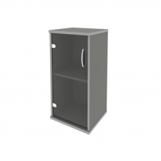 Riva Шкаф низкий узкий левый А.СУ-3.2 (L) Металлик NEW 404*365*828