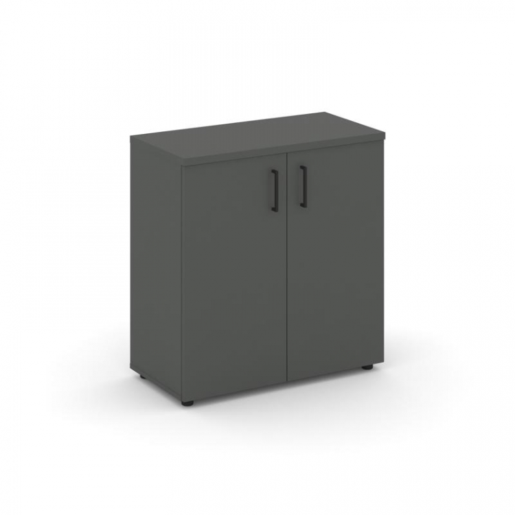 Style Project Шкаф низкий широкий SN.STS-301 Антрацит/Черный Ручки 796*400*833