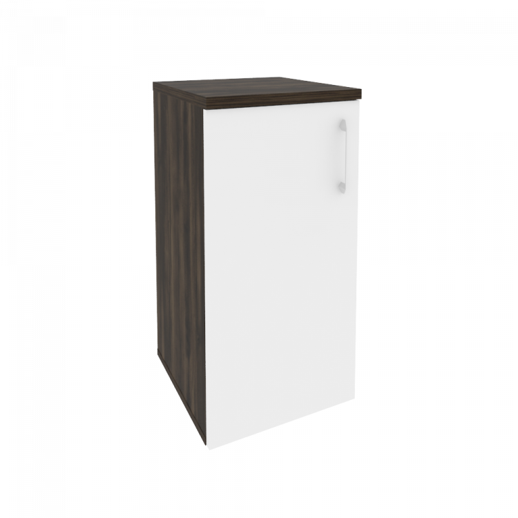 Onix Шкаф низкий узкий левый O.SU-3.1 (L) Дуб Мали/Белый Бриллиант 400*420*823