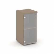 Estetica Шкаф низкий узкий левый ES.SU-3.2 (L) Латте/Сатин матовый 400*420*823