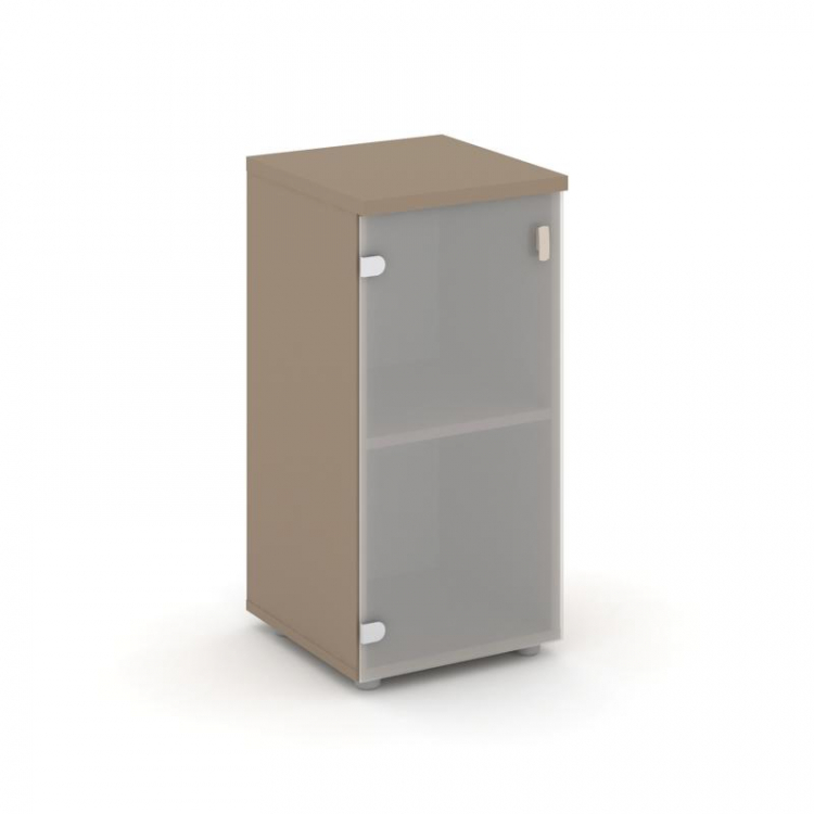 Estetica Шкаф низкий узкий левый ES.SU-3.2 (L) Латте/Сатин матовый 400*420*823