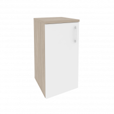 Onix Шкаф низкий узкий левый O.SU-3.1 (L) Дуб Аттик/Белый Бриллиант 400*420*823