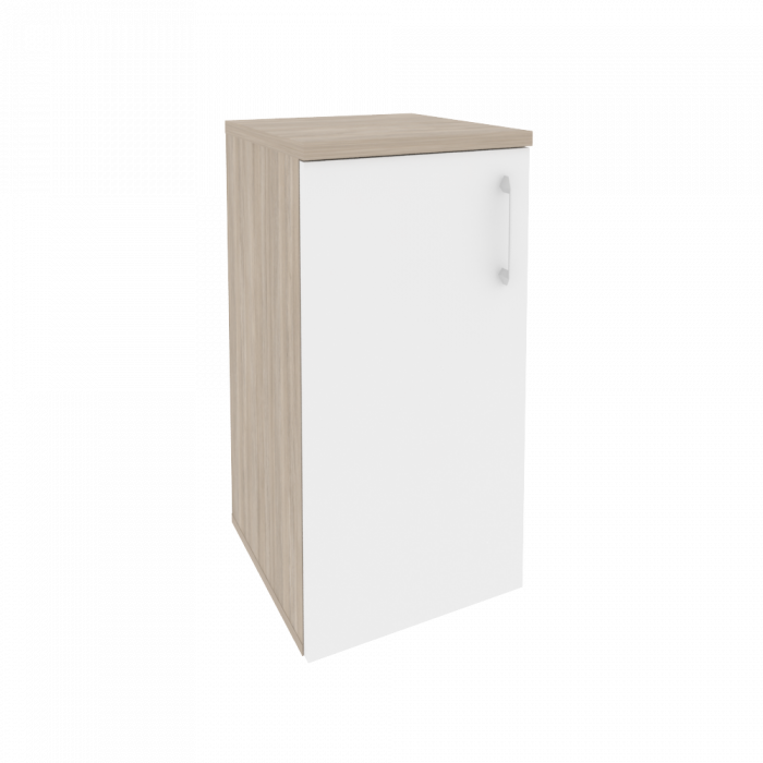 Onix Шкаф низкий узкий левый O.SU-3.1 (L) Дуб Аттик/Белый Бриллиант 400*420*823