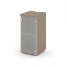 Estetica Шкаф низкий узкий правый ES.SU-3.2 (R) Латте/Сатин матовый 400*420*823