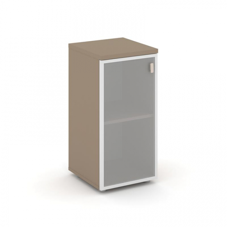 Estetica Шкаф низкий узкий левый ES.SU-3.2R (L) Латте/Сатин матовый 400*420*823