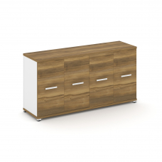 Concept Распаш. шкаф опорный/приставной CN.SOPR-005 W Сандал Янтарный/Белый Бриллиант/Металл Белый 1