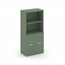 Concept Распаш. шкаф опорный/приставной с надставкой выс. CN.SOPR-004 W Кобо/Металл Белый 720*420*15