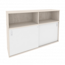 Onix Шкаф-купе приставной/опорный O.SHKO-2.8 T Денвер Светлый/Белый Бриллиант 1635*432*1120