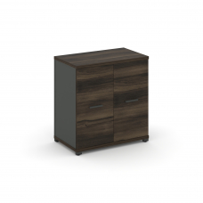 Concept Распаш. шкаф опорный/приставной CN.SOPR-001 A Дуб Мали/Антрацит/Металл Антрацит 720*420*750