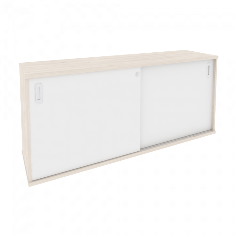 Onix Шкаф-купе приставной/опорный O.SHKO-3.8 T Денвер Светлый/Белый Бриллиант 1635*432*750