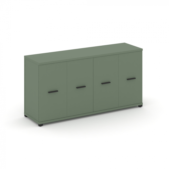 Concept Распаш. шкаф опорный/приставной CN.SOPR-005 B Кобо/Металл Черный 1480*420*750