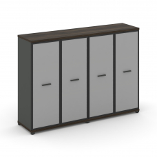 Concept Шкаф 2 широкие секции, 3 ниши CN.STS-326 RMB A Дуб Мали/Антрацит/Металл Антрацит/Сатин 1668*